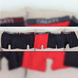 5 Pair 5Mayi Men's Performance Boxer Briefs SMALL Various Colors Smoke-free home